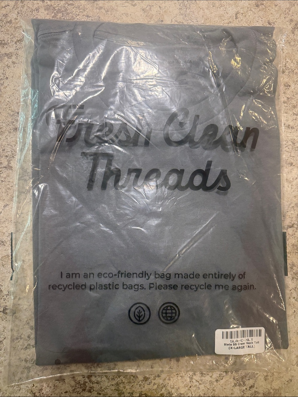 Fresh Clean Threads Men's Short Sleeve Tee - Gray